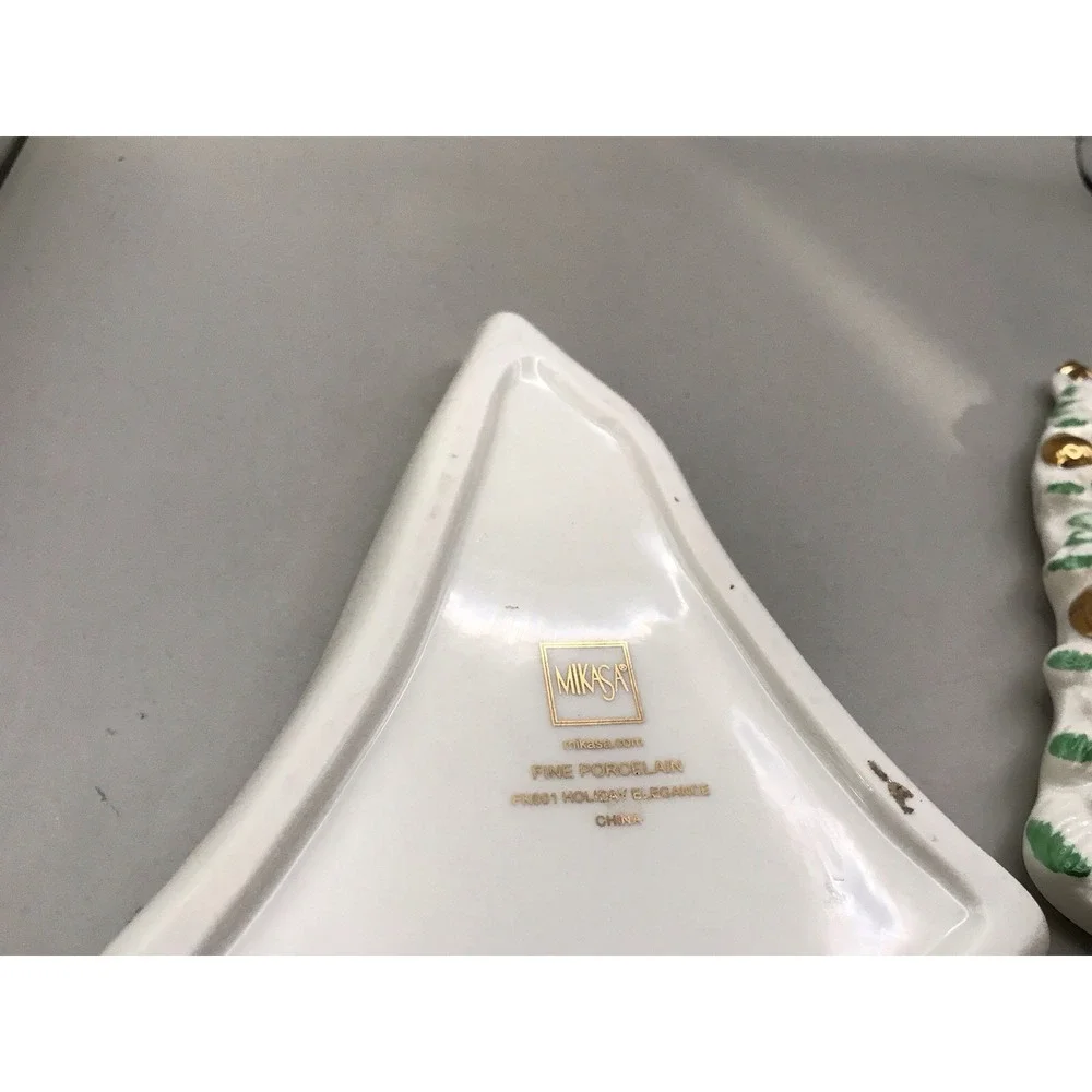 Mikasa‎ Christmas Tree Candy Trinket Dish